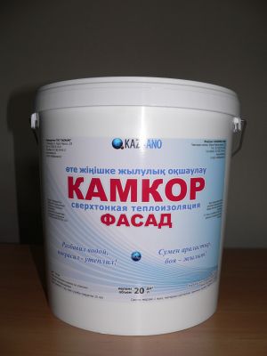 Жидкий керамический теплоизоляционный материал КАМКОР ФАСАД